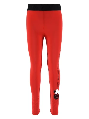 Disney Minnie Mouse Legginsy "Minnie" w kolorze czerwonym rozmiar: 116