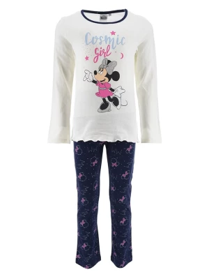 Disney Minnie Mouse Piżama "Minnie" w kolorze biało-granatowym rozmiar: 98