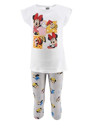 Disney Minnie Mouse Piżama "Minnie" w kolorze biało-szarym rozmiar: 104