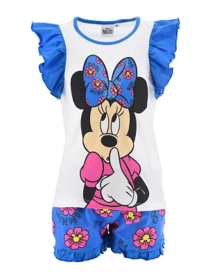 Disney Minnie Mouse Piżama "Minnie" w kolorze niebiesko-białym rozmiar: 104