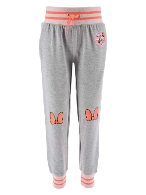 Disney Minnie Mouse Spodnie dresowe "Minnie" w kolorze szarym rozmiar: 116