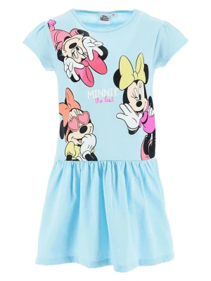 Disney Minnie Mouse Sukienka "Minnie" w kolorze błękitnym rozmiar: 128