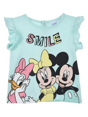 Disney Minnie Mouse Top "Minnie" w kolorze błękitnym rozmiar: 68