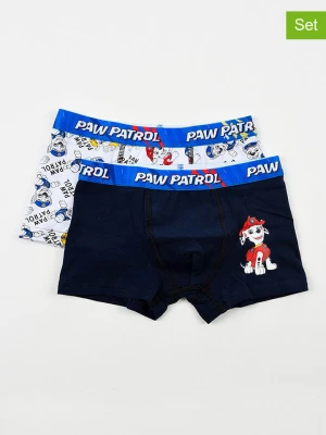 Disney Paw Patrol Bokserki (2 pary) "Psi Patrol" w kolorze granatowo-białym rozmiar: 110 / 116