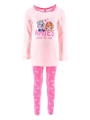 Disney Paw Patrol Piżama "Psi Patrol" w kolorze jasnoróżowo-różowym rozmiar: 98