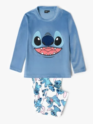 Disney Piżama "Disney" w kolorze niebiesko-białym rozmiar: 128