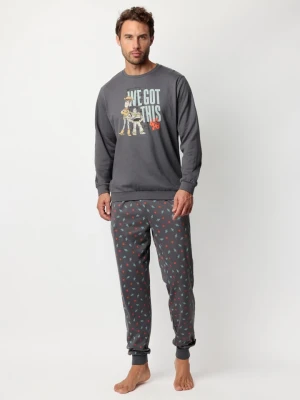 Disney Piżama "Disney" w kolorze szarym rozmiar: M