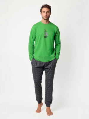 Disney Piżama "Disney" w kolorze zielono-czarnym rozmiar: XXL