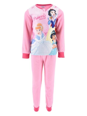 Disney Princess Piżama "Princesse" w kolorze jasnoróżowym ze wzorem rozmiar: 98