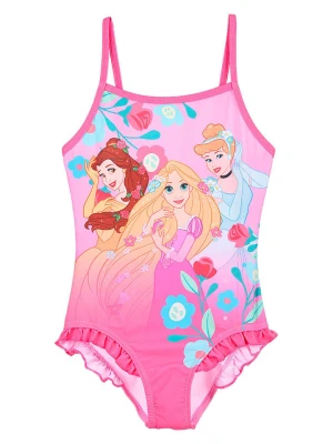 Disney Princess Strój kąpielowy "Księżniczki" w kolorze jasnoróżowym rozmiar: 104