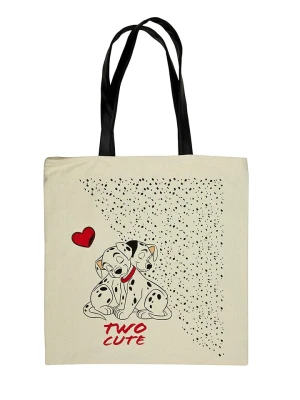 Disney Shopper bag "Dalmatiner" w kolorze kremowym - 44 x 44 x 5 cm rozmiar: onesize
