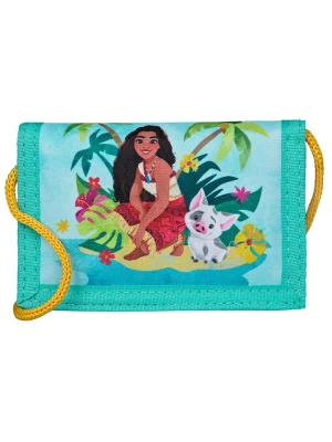 Disney Vaiana Portfel "Vaiana" w kolorze turkusowym - 9,5 x 13,5 x 12,5 cm rozmiar: onesize
