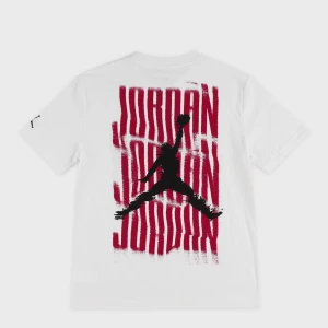Distressed Short Sleeve Tee Jordan biały