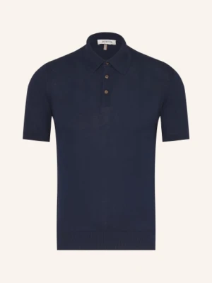 Distretto 12 Dzianinowa Koszulka Polo Carrara blau