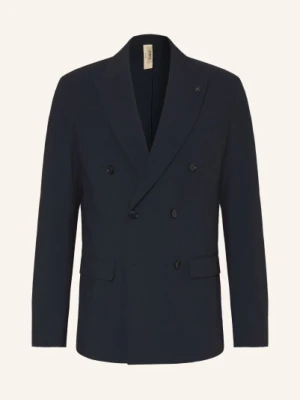 Distretto 12 Marynarka Firenze O Kroju Slim Fit blau