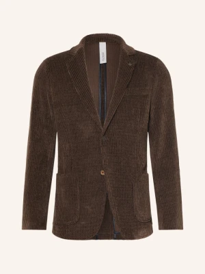 Distretto 12 Marynarka Garniturowa Torino O Kroju Extra Slim Fit Z Sztruksu braun 0027 MORO