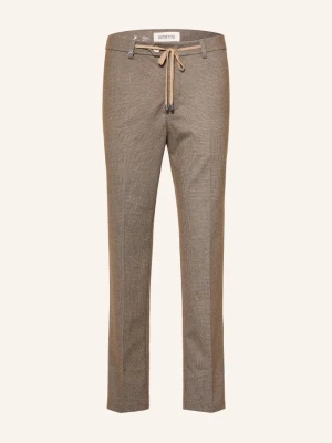 Distretto 12 Spodnie Carracci York O Kroju Extra Slim Fit beige