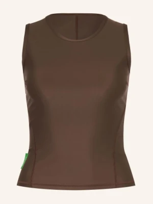 District Vision Koszulka Bez Rękawów Fitted Training braun