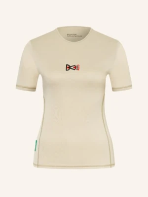 District Vision Koszulka Paneled Training beige