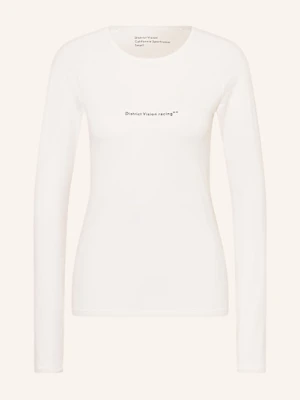 District Vision Koszulka Z Długim Rękawem Aloe weiss