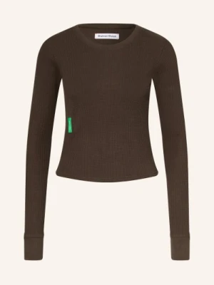 District Vision Koszulka Z Długim Rękawem braun