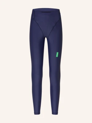 District Vision Legginsy Do Biegania blau GRANATOWY