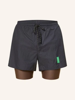 District Vision Spodenki Do Biegania 2 W 1 schwarz