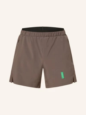 District Vision Spodenki Treningowe 2 W 1, 7 Cali gruen