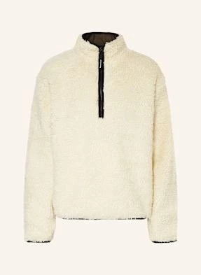 District Vision Sweter Typu Troyer Z Polaru beige