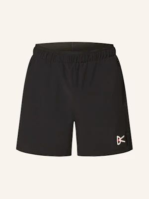 District Vision Szorty Do Biegania 2 W 1 schwarz