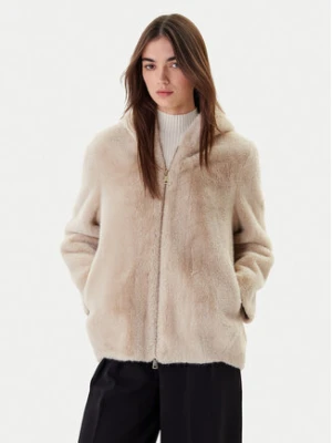 Dixie Futro V330Y003A Beżowy Regular Fit