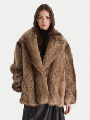 Dixie Futro V330Y004A Brązowy Regular Fit