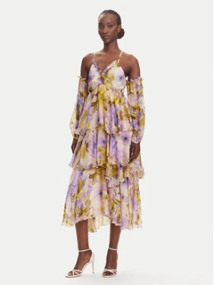 Dixie Sukienka koktajlowa A207W016A Kolorowy Regular Fit