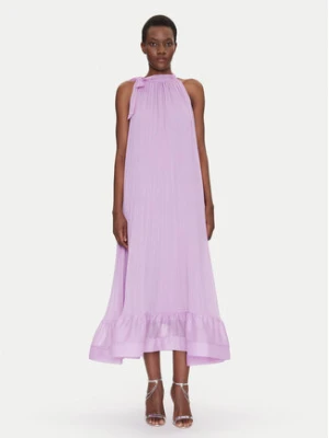 Dixie Sukienka koktajlowa A319W013A Fioletowy Regular Fit