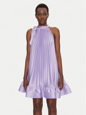 Dixie Sukienka koktajlowa A319W014A Fioletowy Regular Fit