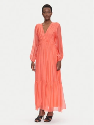 Dixie Sukienka letnia A207W050 Koralowy Regular Fit