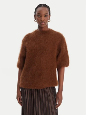 Dixie Sweter M277Y101A Brązowy Relaxed Fit