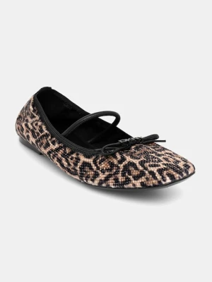 Dkny baleriny Dale kolor brązowy K1577448