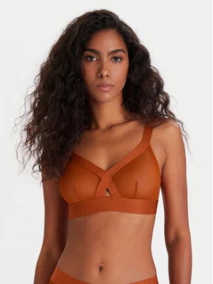 DKNY Biustonosz bezfiszbinowy DK4084 Brązowy