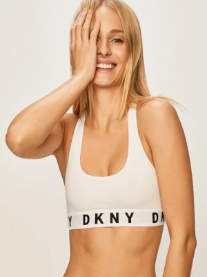 Dkny biustonosz sportowy kolor biały DK4519