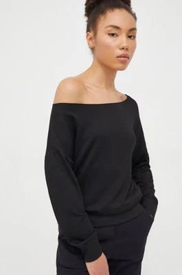 Dkny bluza damska kolor czarny gładka DP3T9555