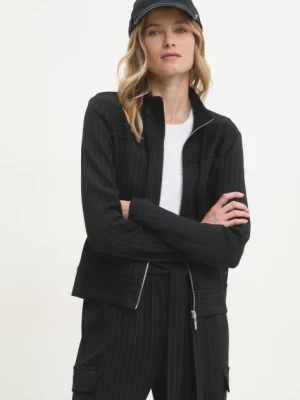 Dkny bluza damska kolor czarny wzorzysta P4KE6ZNG