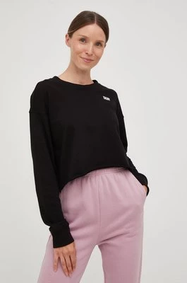 Dkny bluza damska kolor czarny z aplikacją