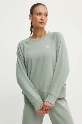 Dkny bluza damska kolor zielony gładka