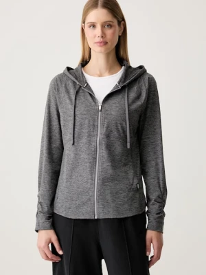 DKNY bluza rozpinana z kapturem damska