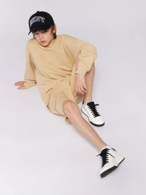 DKNY Bluza w kolorze beżowym rozmiar: 152