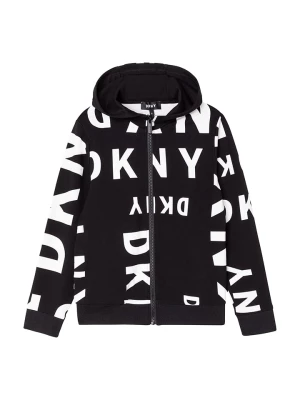 DKNY Bluza w kolorze czarno-białym rozmiar: 116