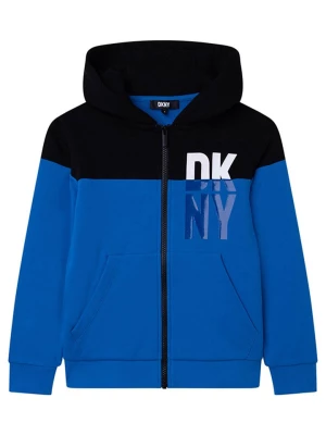 DKNY Bluza w kolorze niebiesko-czarnym rozmiar: 176