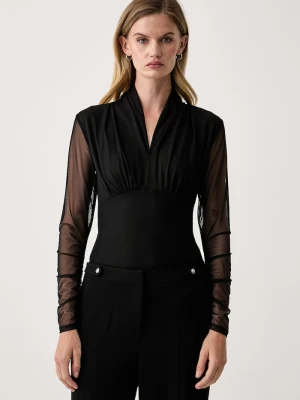 DKNY bluzka damska czarny