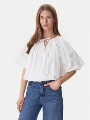 DKNY Bluzka DJ6W2228 Biały Regular Fit